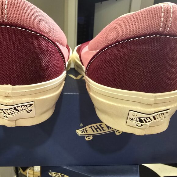 Vans Premium BMX Slip-on Reissue 98 LX Skate Shoes Maroon VN000CSE5T2 Men's 13 - Picture 6 of 13